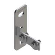 Фланец торцевой продольный 28 4F2 M8