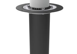 Кровельная воронка с обжимным фланцем, комплектуется трапом с дренажным фланцем типа Д2