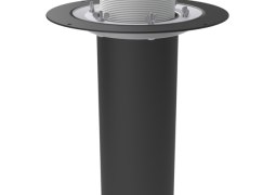 Кровельная воронка с обжимным фланцем, комплектуется трапом с опорным кольцом