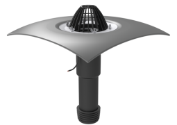 Воронка ремонтная обогреваемая, комплектуется листвоуловителем и ПВХ фартуком