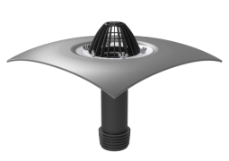 Воронка ремонтная, комплектуется листвоуловителем и ПВХ фартуком